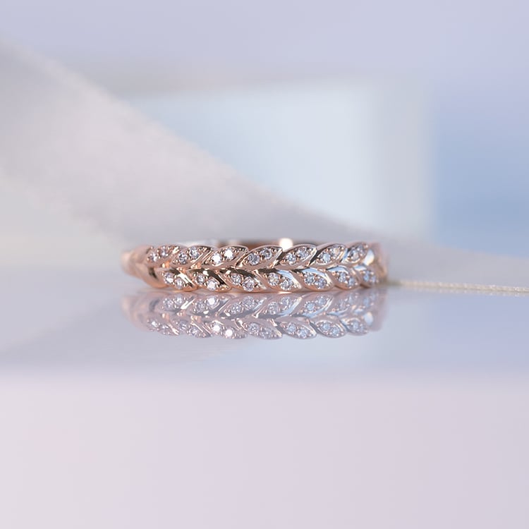 Eternity prsteň s diamantovými lístkami Fulton 116567