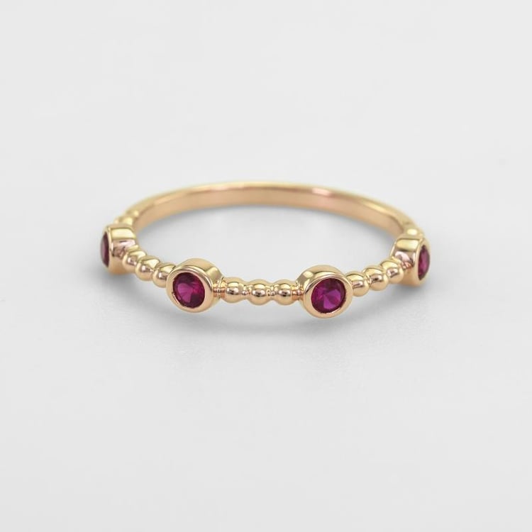 Prsteň s rubínmi 47427