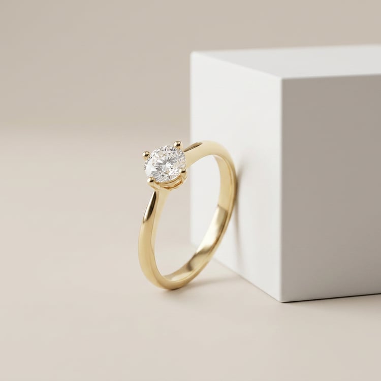 Zásnubný prsteň s 0.62ct IGI certifikovaným diamantom Maya 171417