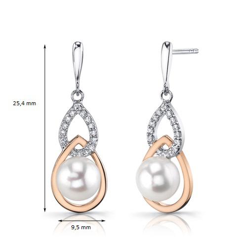 Náušnice s perlami 9296