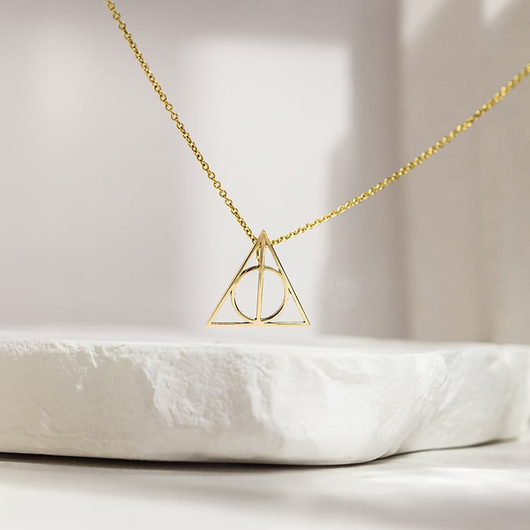 Kúzelný zlatý prívesok Harry Potter 152973