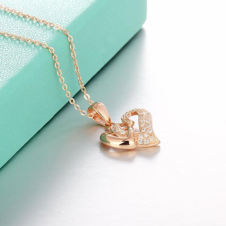 Pozlátený strieborný náhrdelník Colbys 7444