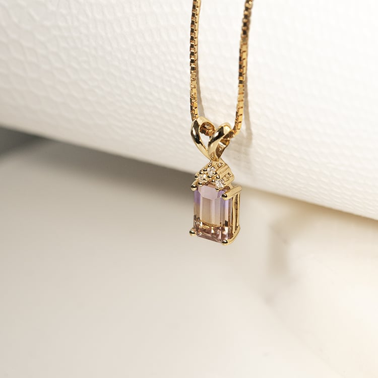 Ametrínový prívesok s diamantmi Edlin 135410