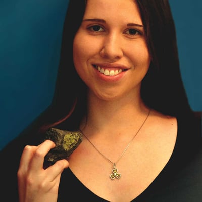 Olivínový náhrdelník