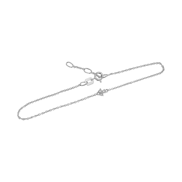 Náramok s tromi lab-grown diamantmi Foley 148517