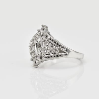 Vyleštený odliatok prsteňa