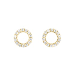 Diamantové karma náušnice Leonna