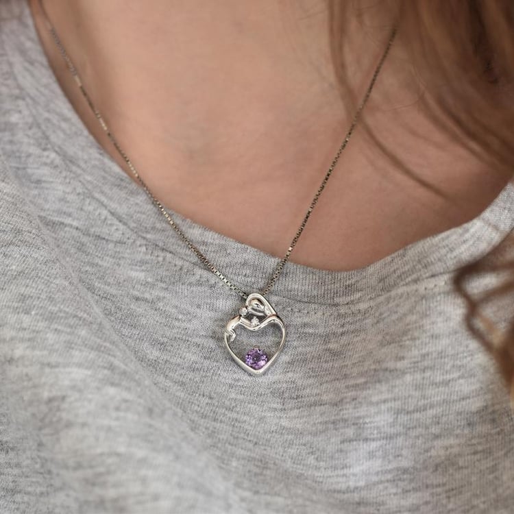 Prívesok s ametystom 27324