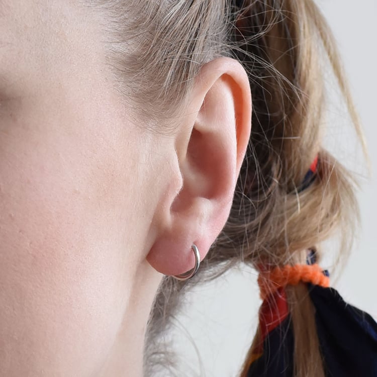 Strieborné náušnice kruhy 96299