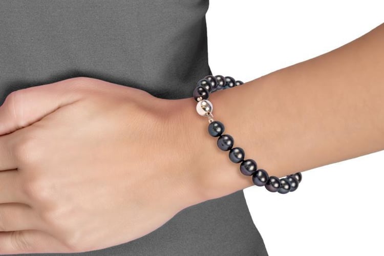 Zlatý perlový náramok Chandini 7790