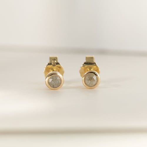 Minimalistický set šperkov so salt and pepper diamantmi Jana