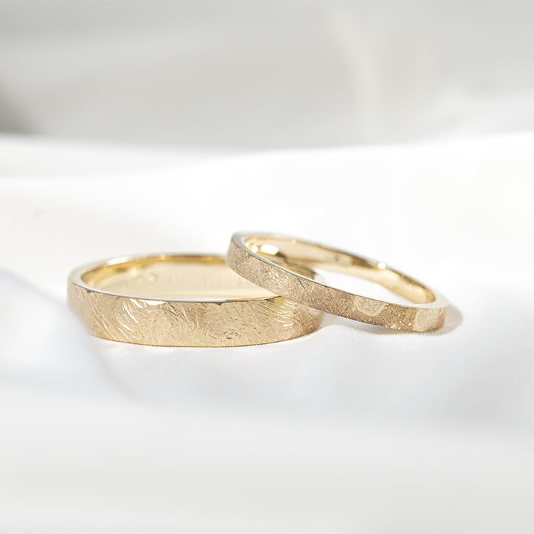 Zlaté svadobné obrúčky Rayen 131944