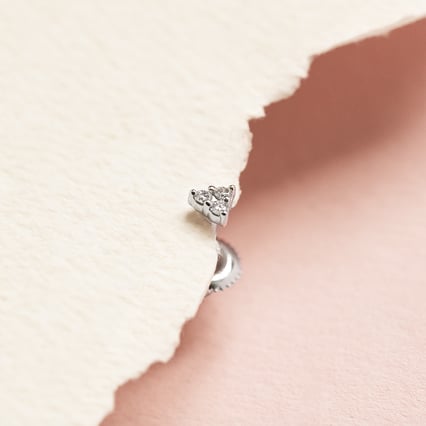 Piercing náušnice s lab-grown diamantmi Rossi