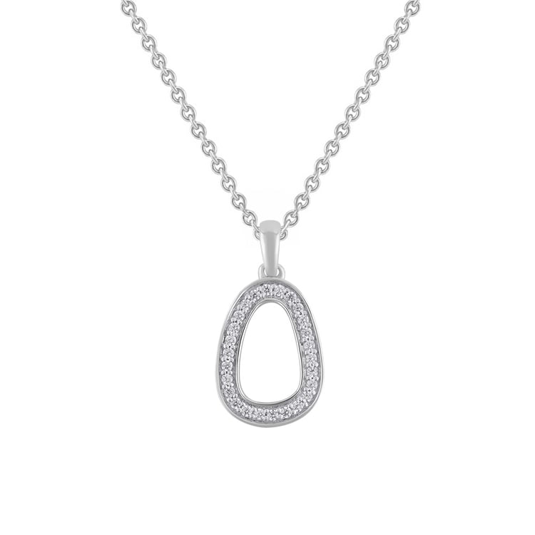 Zlatý prívesok s lab-grown diamanty Evie 163240