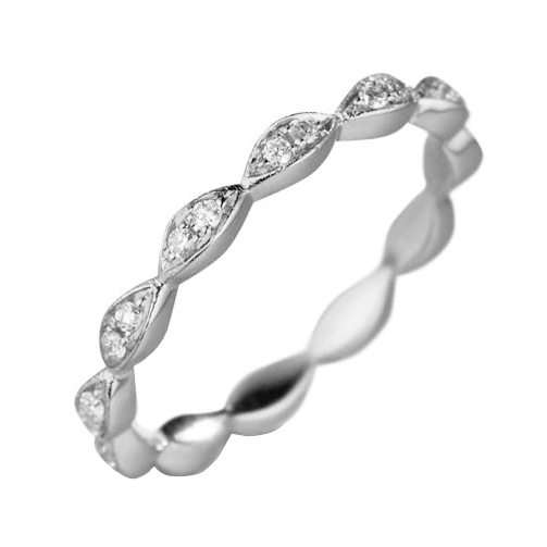 Roztomilá zlatá obrúčka s diamantmi Kalel 88332