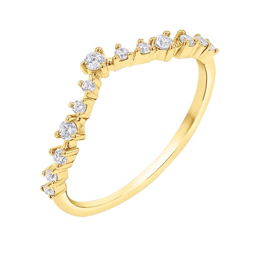 Vykrojený eternity prsteň s lab-grown diamantmi Donnie