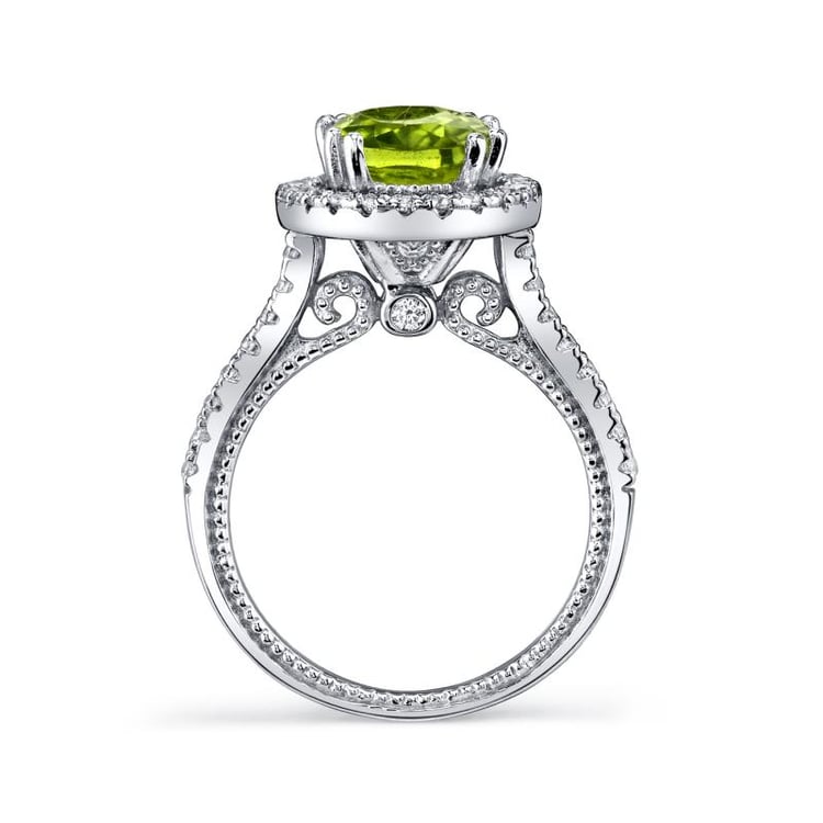 Prsteň s olivínom 25016