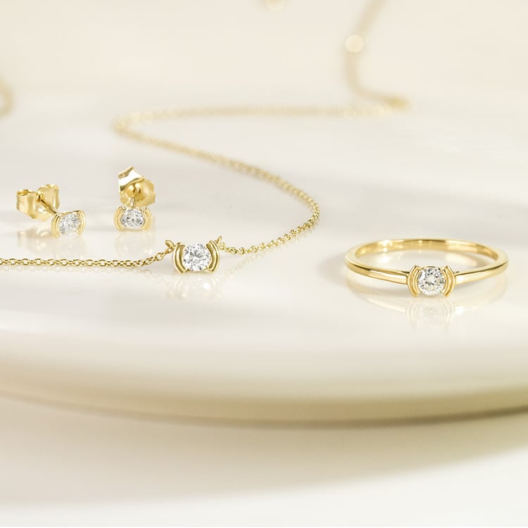 Minimalistické strieborné napichovacie náušnice s diamantmi Vilhelmina 162025