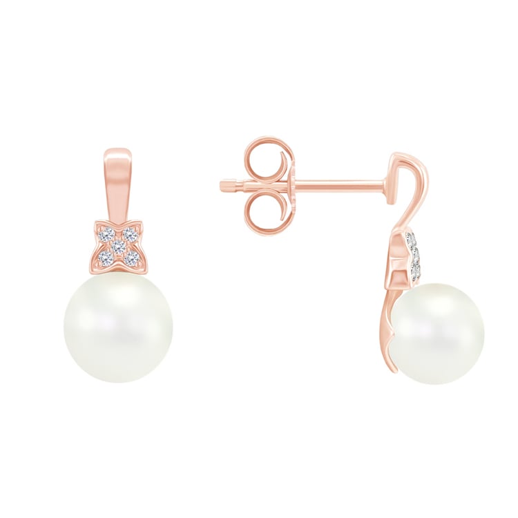 Elegantné náušnice s diamantmi 48360