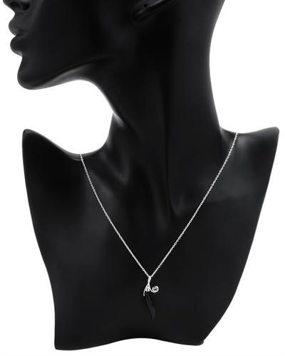 Ónyxový náhrdelník s krištáľom 797