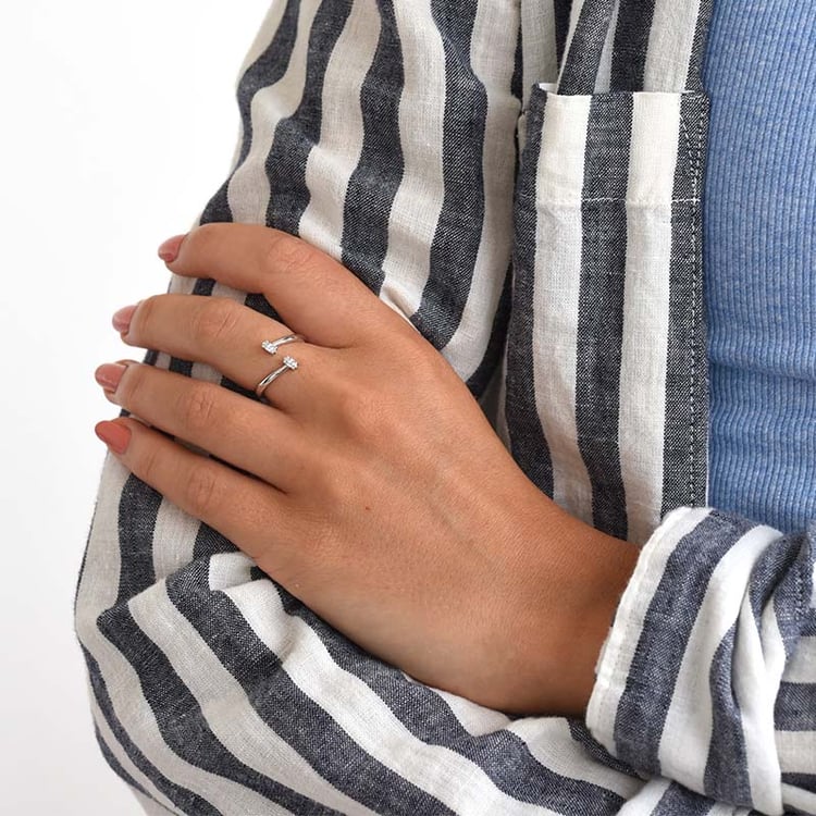 diamantový prsteň zo zlata 84407