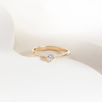 Zásnubný prsteň s moissanitom Carrey