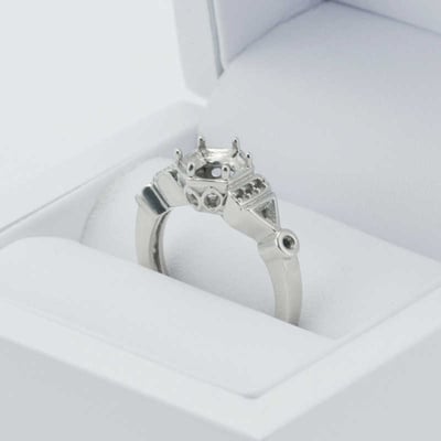 Vyleštený odliatok prsteňa