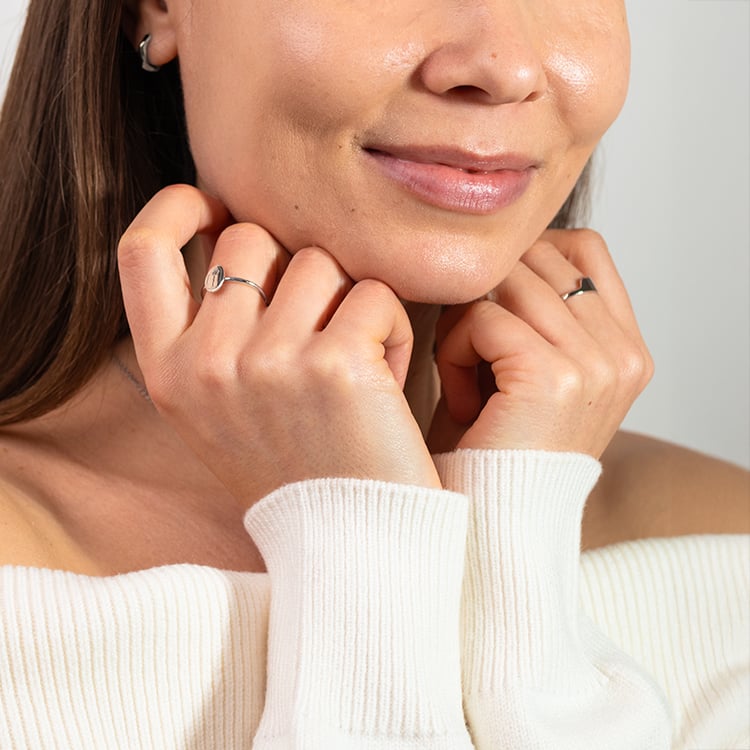 Strieborný prsteň so skrytým slonom Malý princ 150619