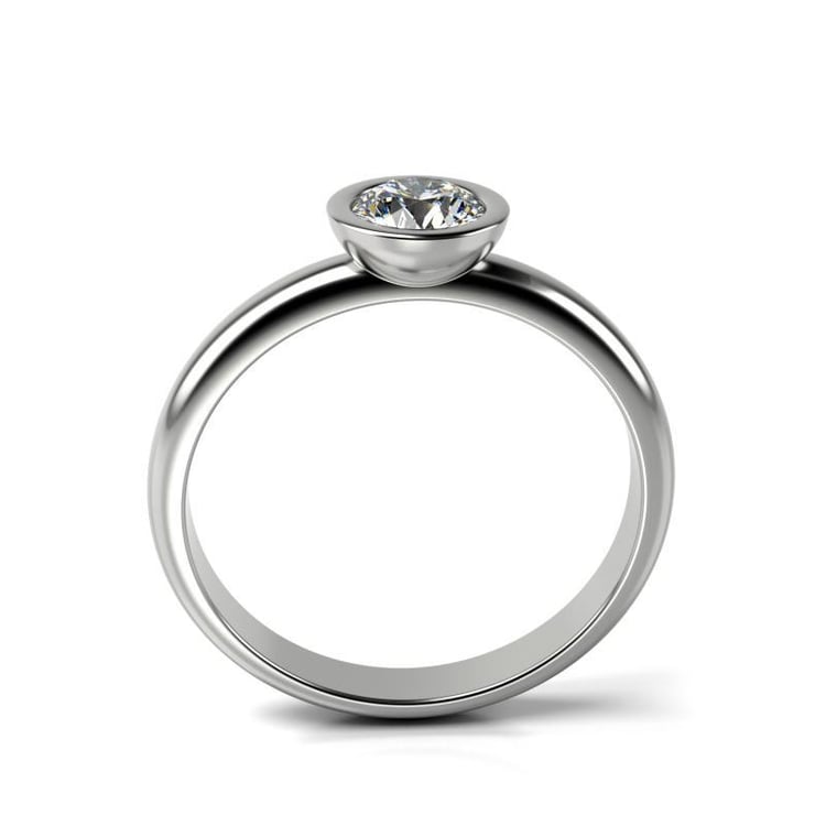 Prsteň z bieleho zlata Nona 22010