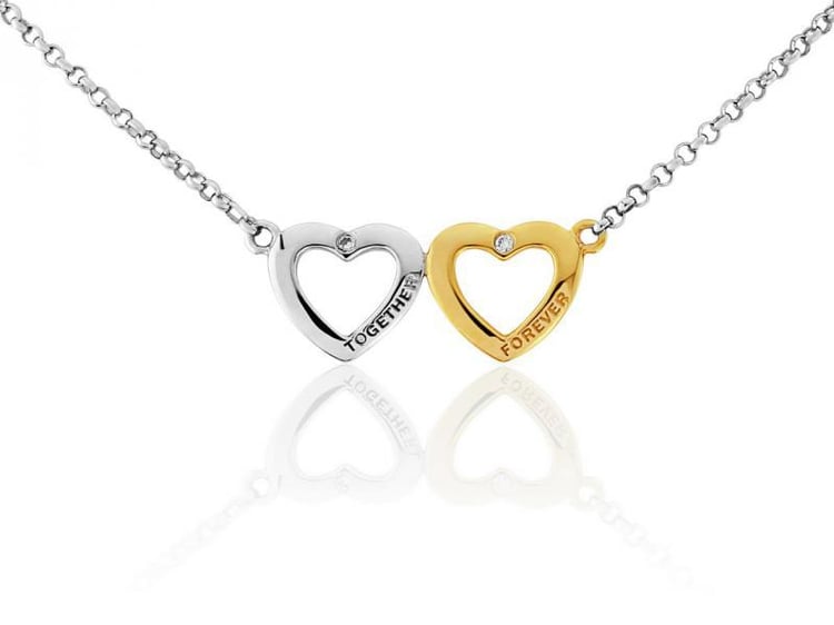 Navždy spolu v striebornom náhrdelníku Lanell