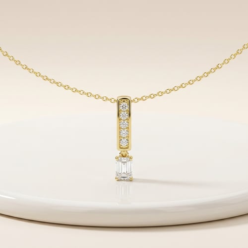 Elegantný prívesok s lab-grown diamantmi Maizy