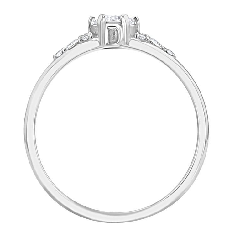 Zásnubný prsteň s výberom písmen a lab-grown diamantmi Diana 166930
