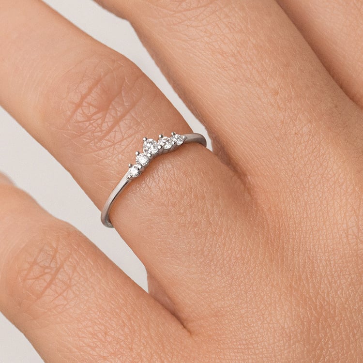 Vykrojený prsteň s lab-grown diamantmi Myles 153824