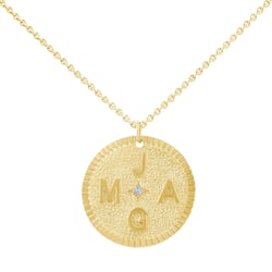 Personalizovaný prívesok s drahokamom a písmenom Gary