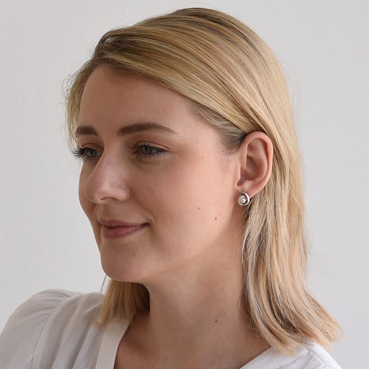 Napichovacie perlové náušnice 68943