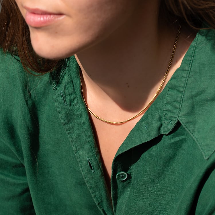 Panzer retiazka 50 cm zo 14k zlata 143895