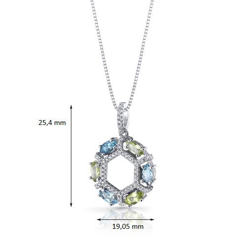 Náhrdelník s topasmi 11999