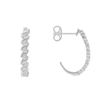 Zlaté náušnice s diamantmi Haimi