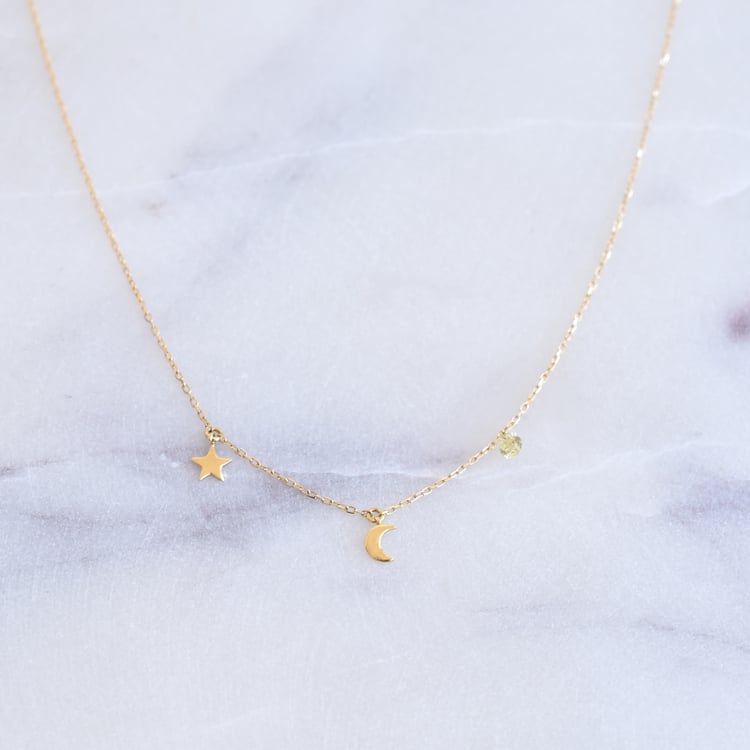 Náhrdelník zo zlata so žltým diamantom 87060