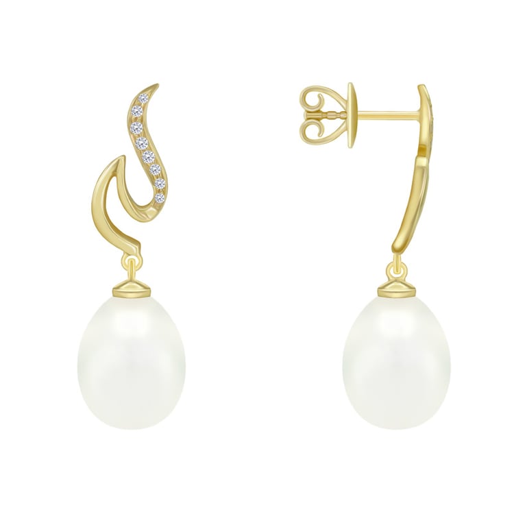 Zlaté náušnice 25086