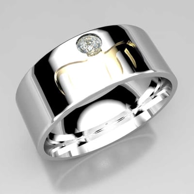 Počítačový render prsteňa