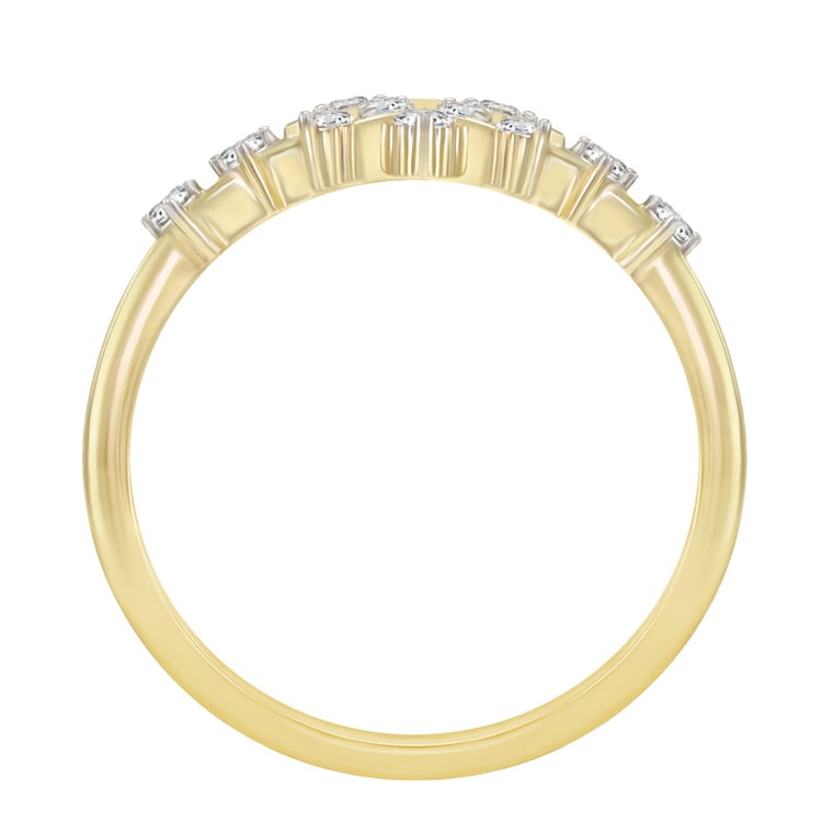 Strieborný prsteň s lab-grown diamantovou hviezdou Starlight 104715