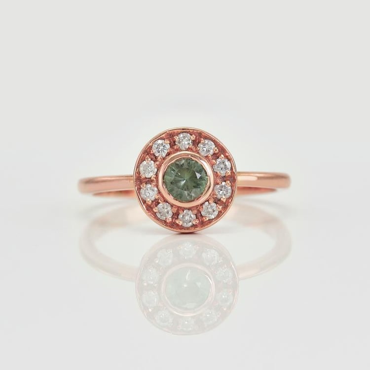 Zlatý prsteň s alexandritom 27860