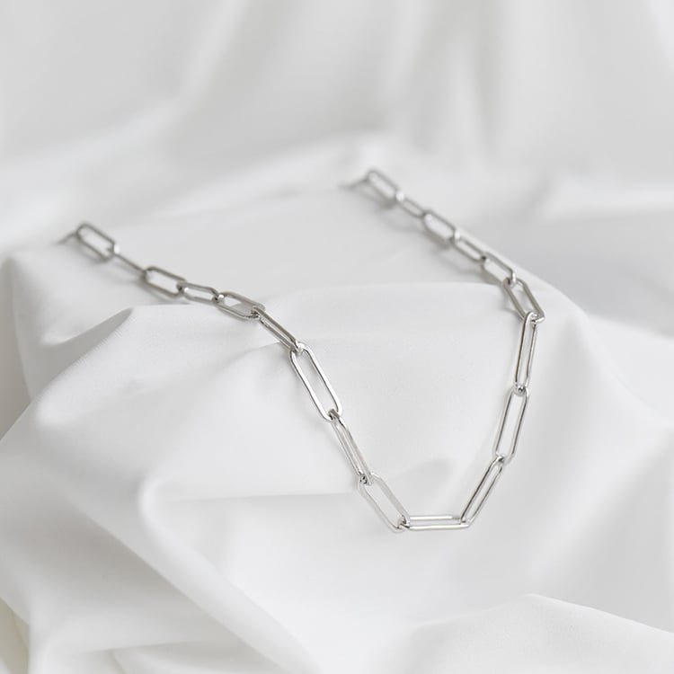 Pánska strieborná retiazka 90448