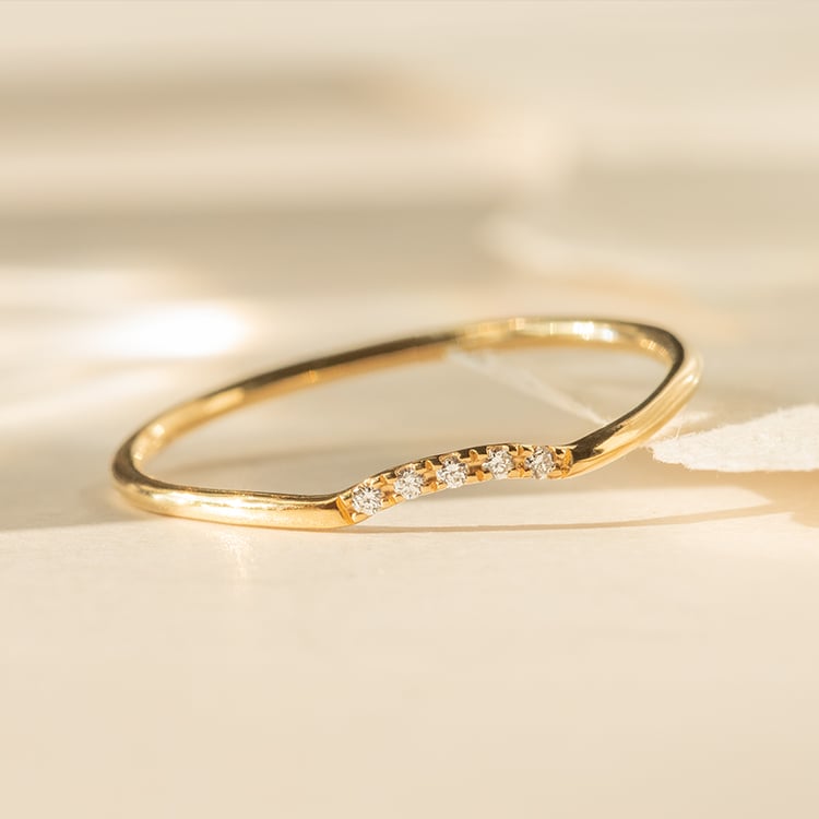 Vykrojený prsteň s lab-grown diamantmi Cole 139605