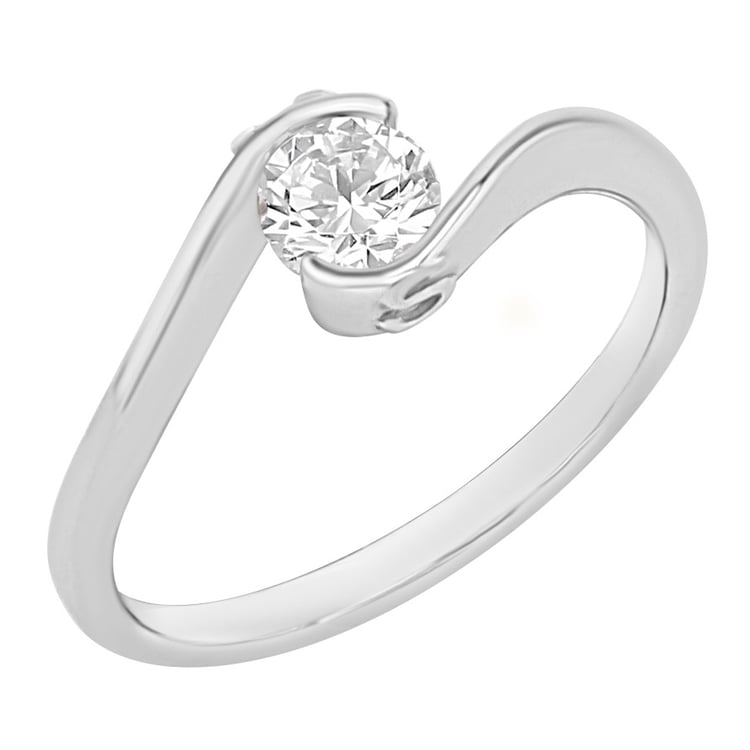Zásnubný prsteň s výberom písmen a diamantmi Saffar 166945