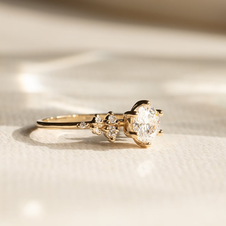 Zlatý zásnubný prsteň s 0.50ct IGI certifikovaným lab-grown diamantom Olha 148215