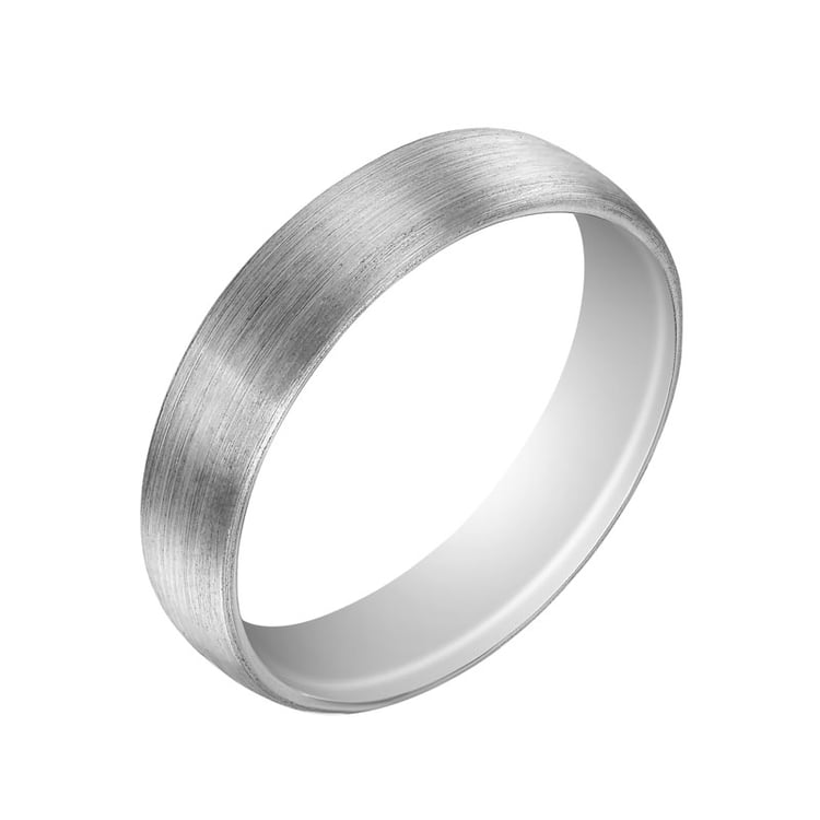 Komfortné matné svadobné obrúčky zo zlata Lissiline 32177