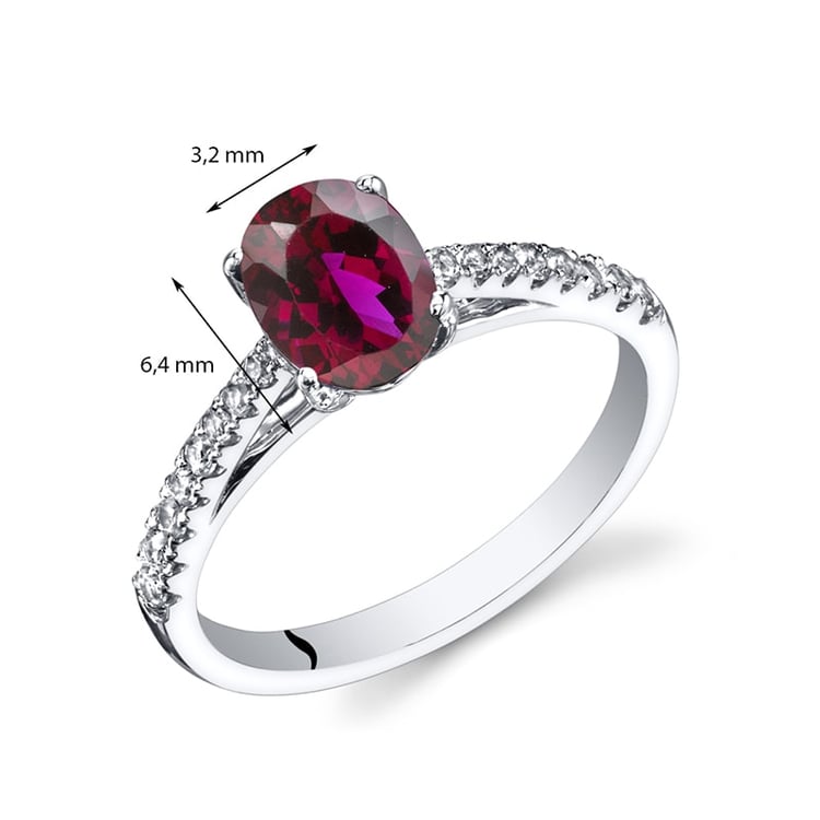 Zlatý prsteň s rubínom 34909