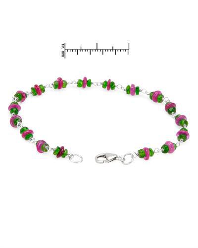 Náramok s diopsidmi a rubínmi 1389